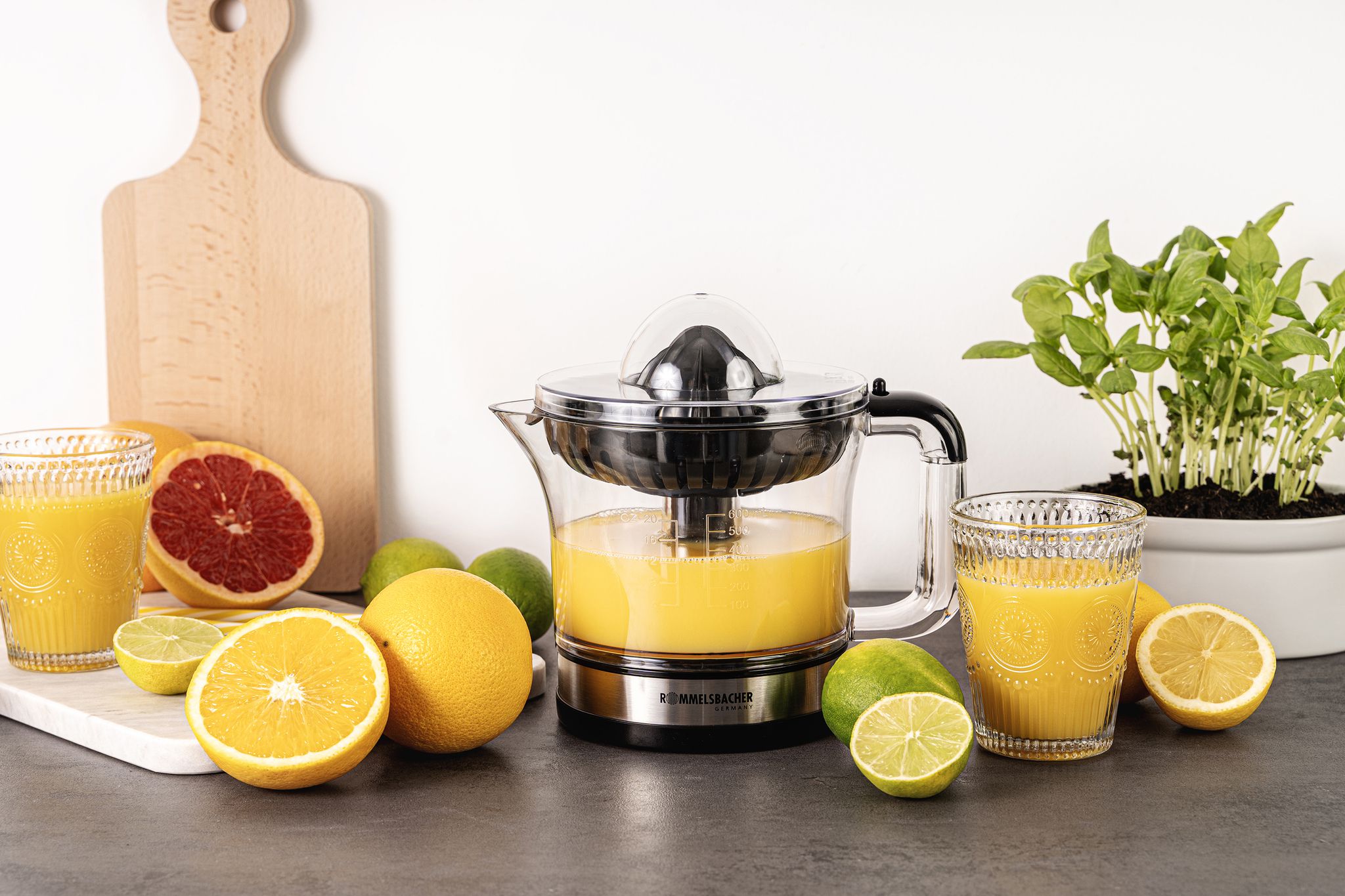 ZITRUSPRESSE ZP 50 - Zitruspresse, Edelstahl/schwarz, 30W