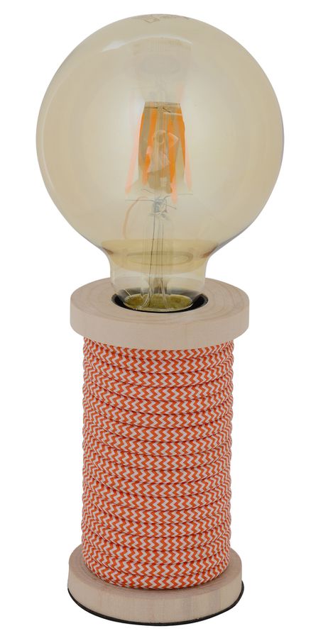 Tischleuchte Max orange/weiß h: 12cm - E27, 40W, IP20