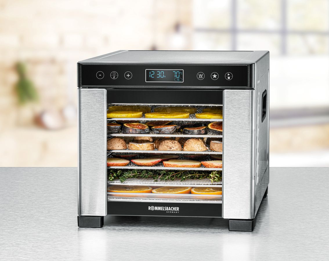 Dörrautomat DA 650 - 600W, Edelstahl, Schwarz