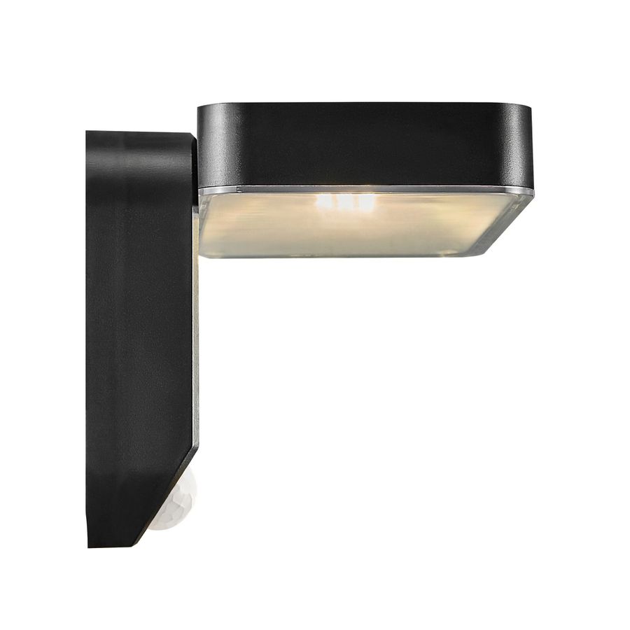 Rica Square, Wandleuchte, Schwarz - LED Modul, 5W ,IP44