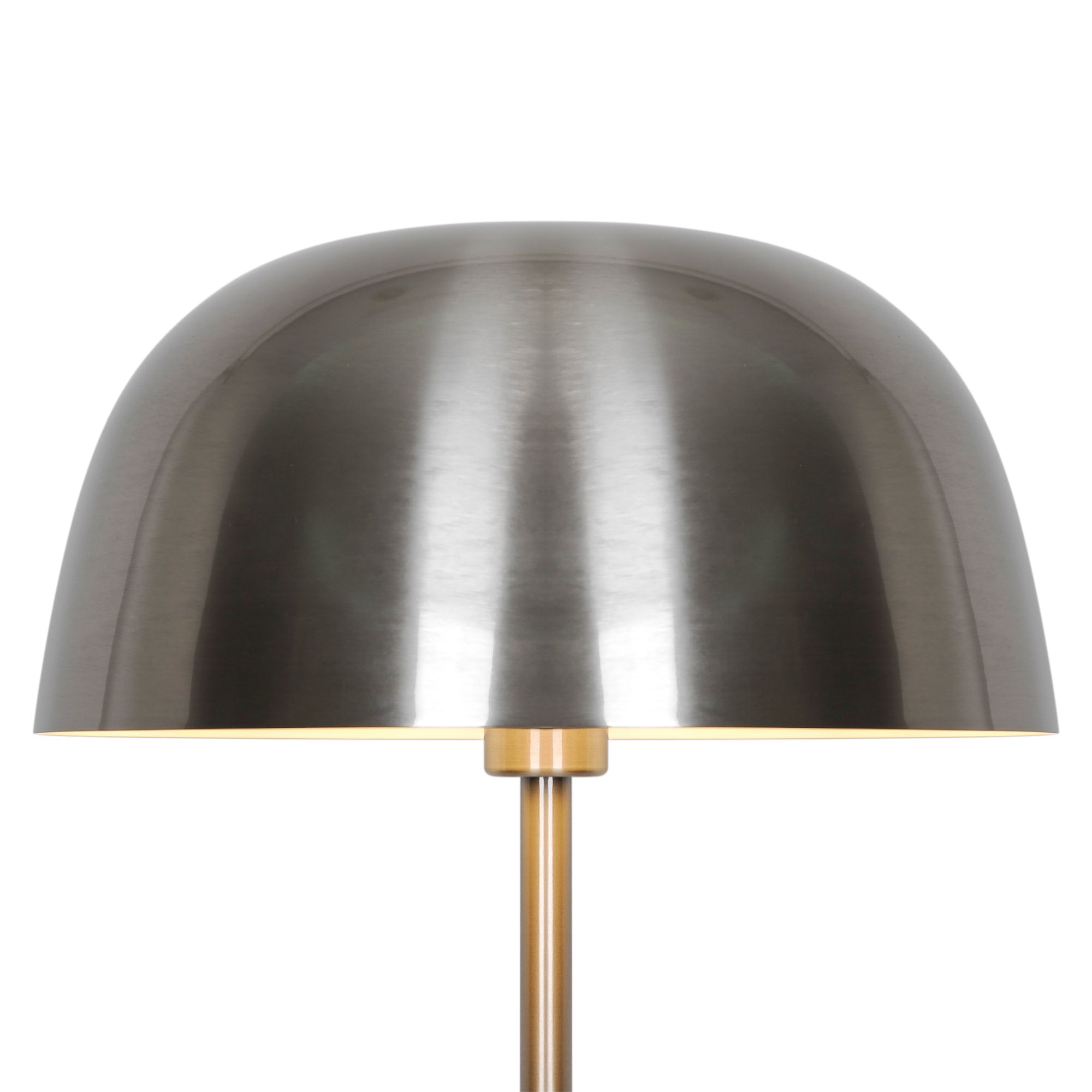 Stehlampe Cera Gebürsteter Stahl - E27, IP20, 230V