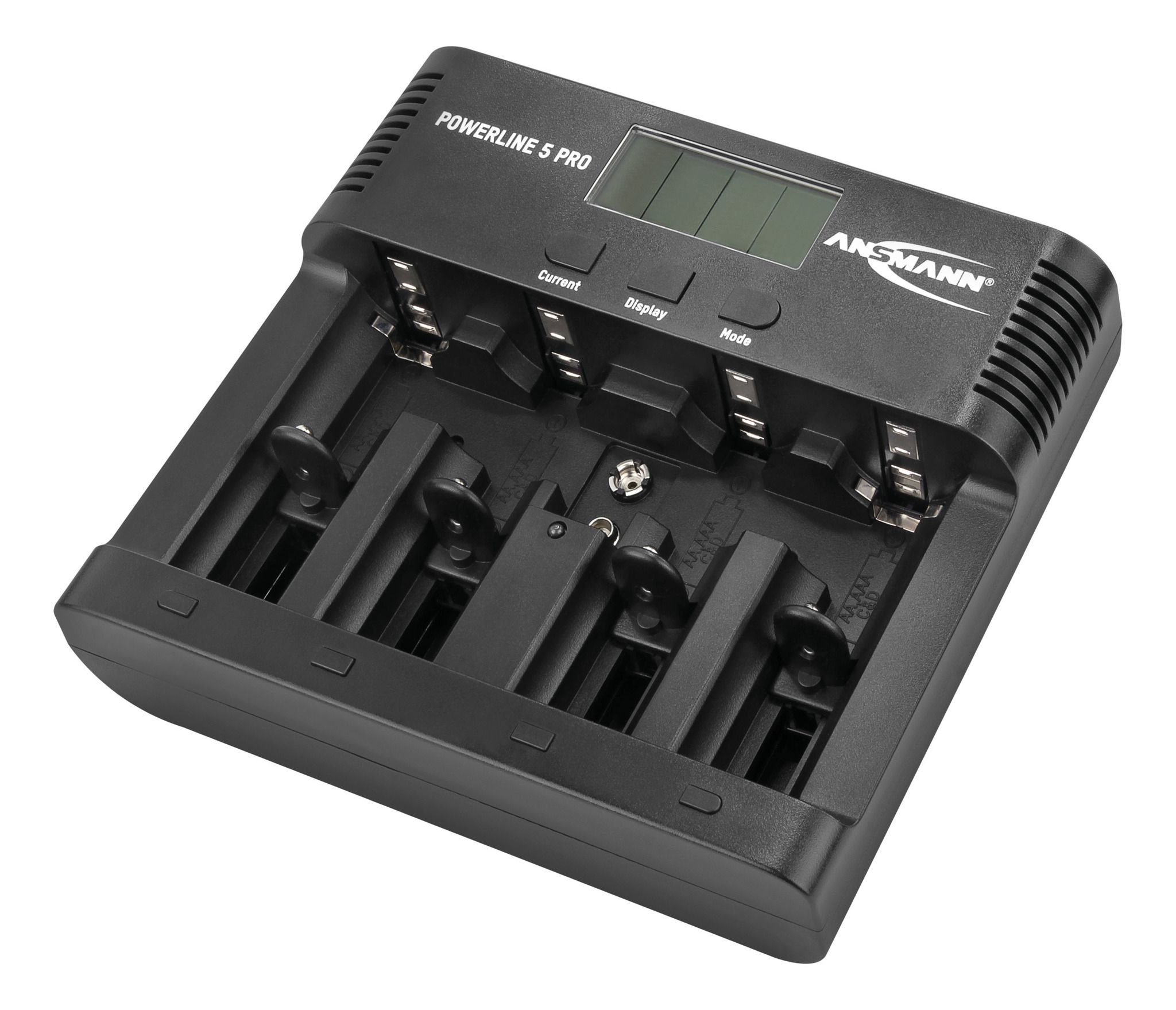 Ladegerät Powerline 5 Pro - 1-4  Akkus AAA /AA /C /E-Block