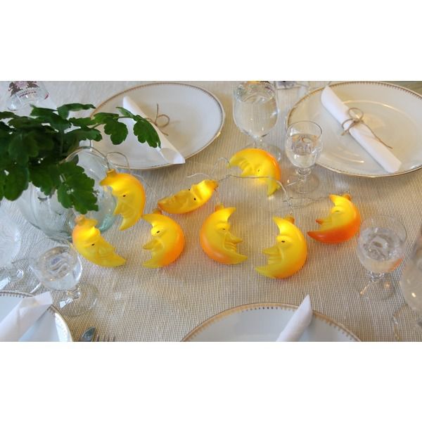 Lichterkette Crayfish Party Batteriebetrieben - IP20, Warmweiss, 8 LED's, 105cm