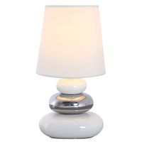 Keramik Tischleuchte Stoney h:31cm - E14, 40W, IP20