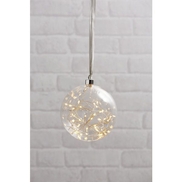 Boule de verre Glow - IP20, Warmweiss, 40 LED