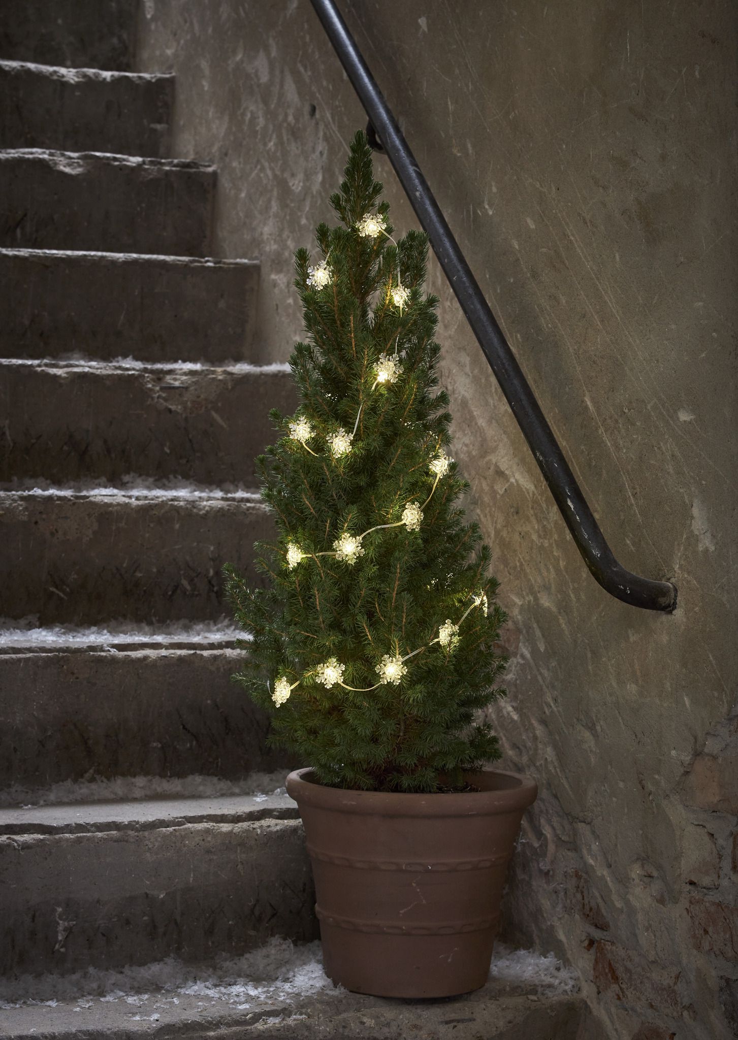Lichterkette Snowstar - IP44, Warmweiss, 20 LED'S