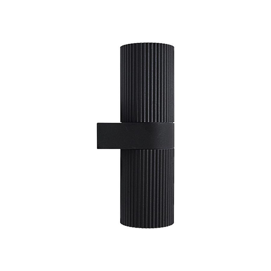 Wandleuchte Kyklop Ripple Maxi  Schwarz - 15W, E27, IP54