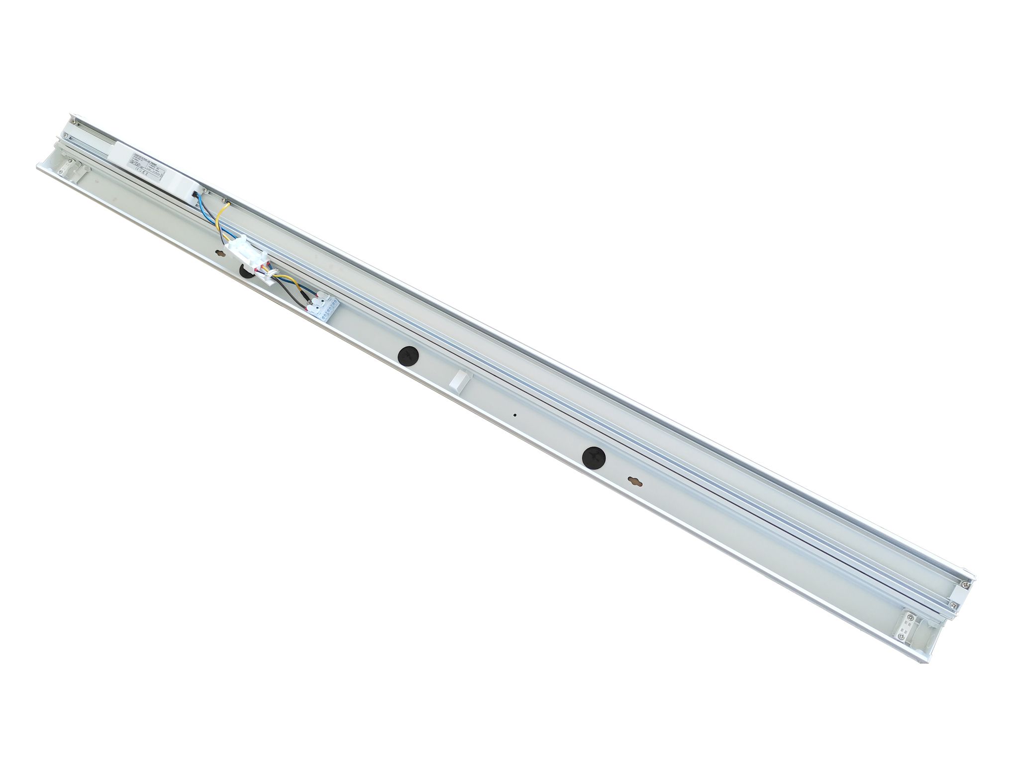 LED Balkenleuchte LEALED 1.5m (4000K) - 55W, 8100lm, 4000K, IP20, CRI>80, 120°, weiss, nicht dimmbar, L=1498mm, B=46mm, H=65mm