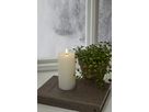 LED Pillar Kerze Flamme Flow - Indoor, Weiss, 17.5 cm höhe, Timerfunktion