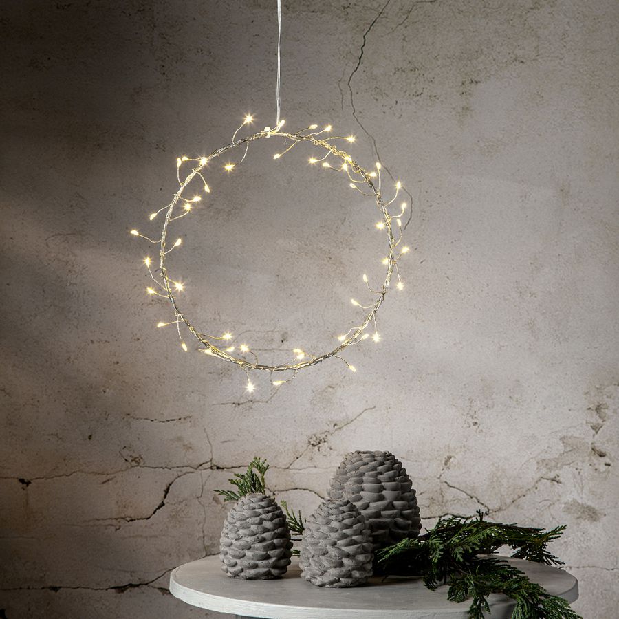 Hängende Decoration Poppy - IP20, Warmweiss,Silber