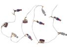 Lichterkette Nutcracker - IP20, Multicolor, Warmweiss