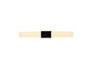 Helva Basic,  Doppel- Wandleuchte,Schwarz - LED Modul, 9W, IP44