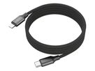 Magnetisches Kabel USB Typ-C auf Lightning - 120 cm,  schwarz