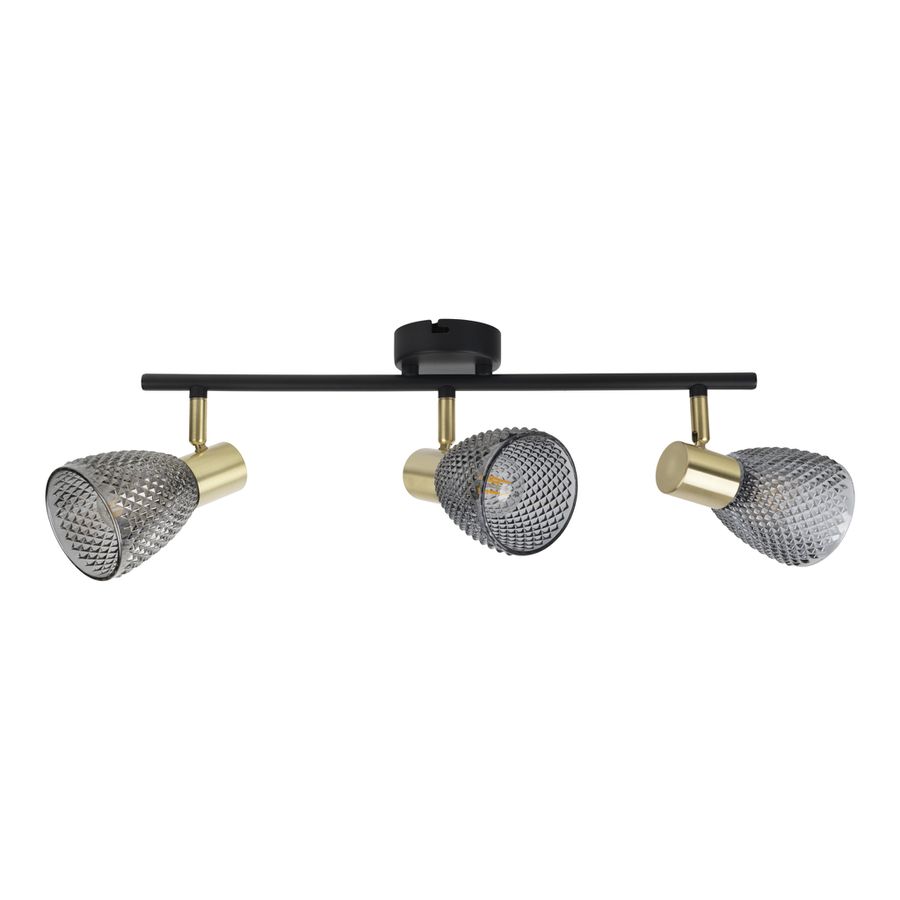 3er Spot Wand-/Deckenleuchte LINDITA exkl. Leuchtmittel - E14, IP20, 230V
