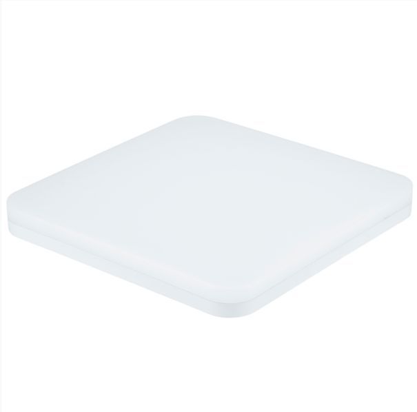 Luminaire LED pour montage en saillie Slice Square 29W - 29/38W, 2900/3800lm, 3000/4000K, IP20, CRI >80, 110°, weiss, Dali dimmbar, L=400mm, B=400mm, H=63mm