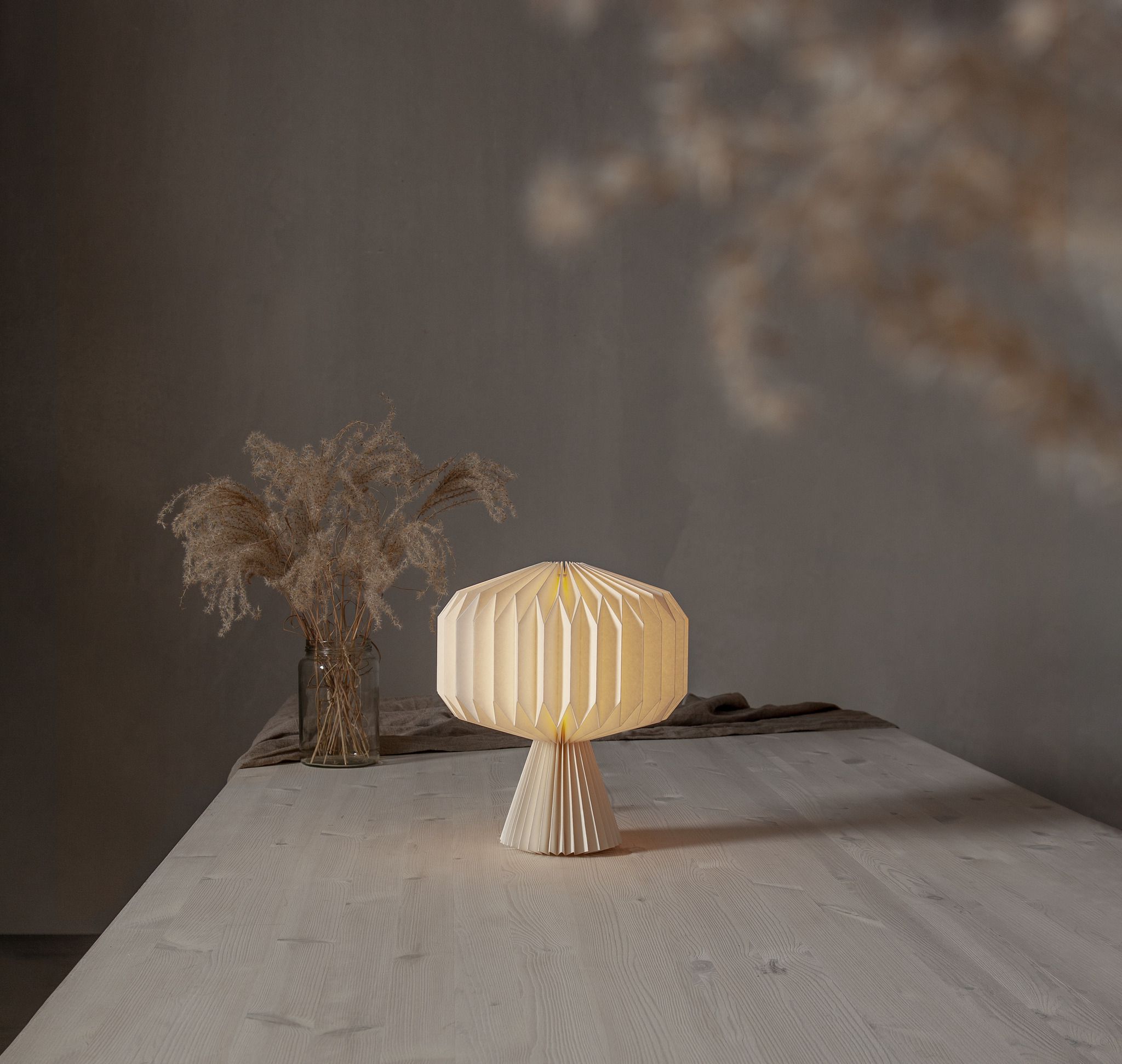 Tisch Dekoration Honeycomb - IP20, Weiss, 33.00 cm