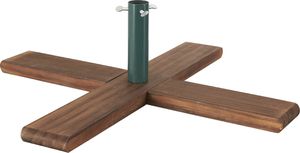 Universeller Standfuss für Weihnachtsbäume - 54cm X 16cm X 54 cm , braun, indoor