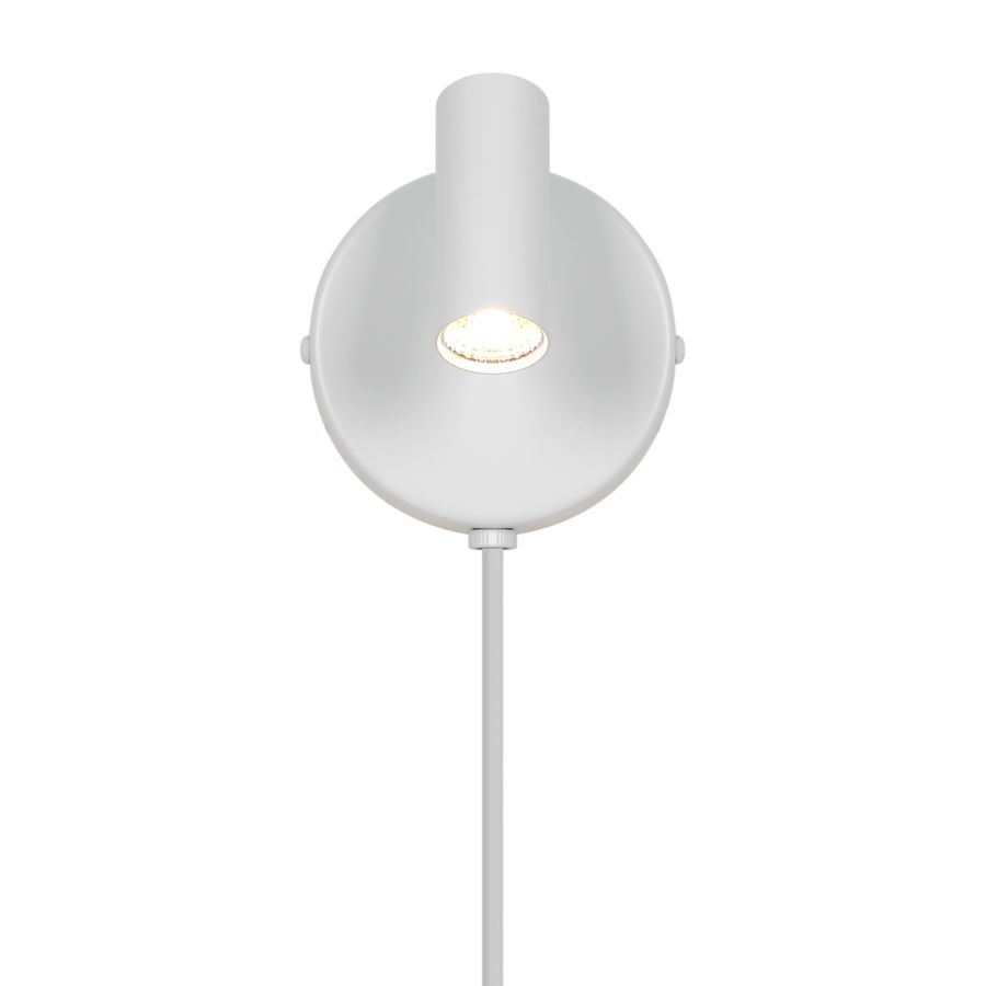 Wandleuchte Omari Round Weiss - LED, IP20, 230V