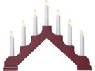 Kerzenständer Ada - IP20, Klar, 7 LED