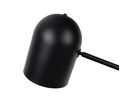 Stehleuchte  METAVION  H: 140cm schwarz/gold - IP20, E27, Schwarz-Gold