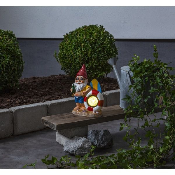 Solar Decoration Gnomy - Multi, Lichtfarbe Warmweiss