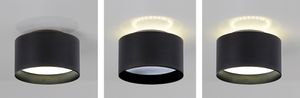 LED Spot Trios d: 14cm schwarz - LED fest verbaut, 4000K, neutralweiss