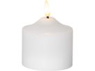 LED Pillar Kerze Flamme - Indoor, Weiss, 9.5cm Höhe, Timerfunktion
