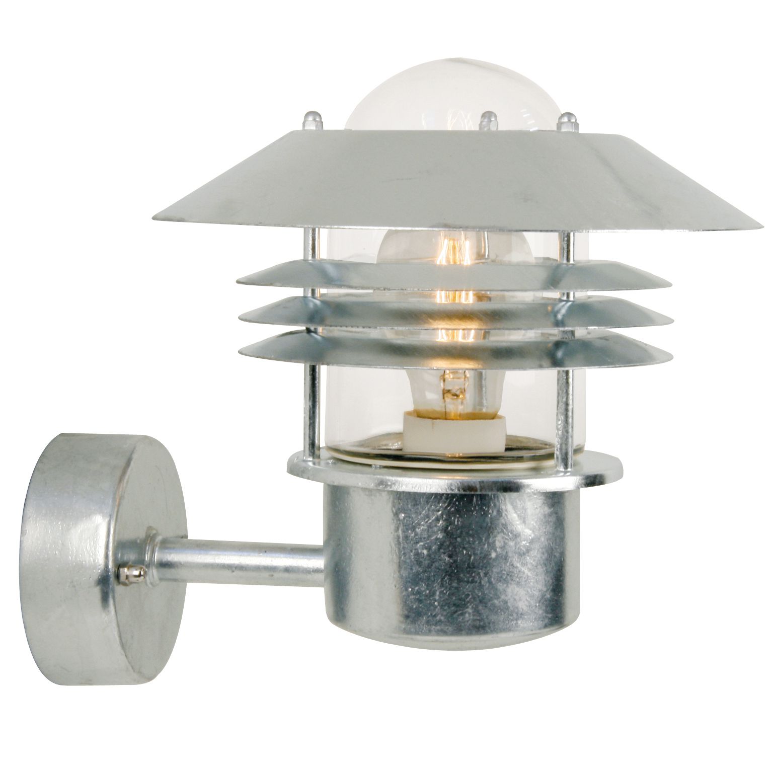 Vejers, Wandleuchte, Verzinkt - E27, max. 60W, IP54