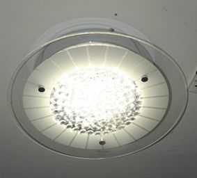 LED Deckenleuchte Chur mit Kristalleffekt - LED fest verbaut, 2700-6500K, warm-kaltweiss