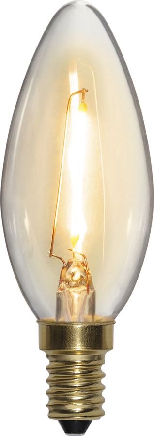 LED Leuchtmittel E14 C35 Soft Glow - E14, 70Lm, 2100K, 0.8W, 230V