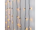 Curtain Lichterkette Golden Warmweiss - IP44, Golden Warmweiss, Schwarz, 1970K