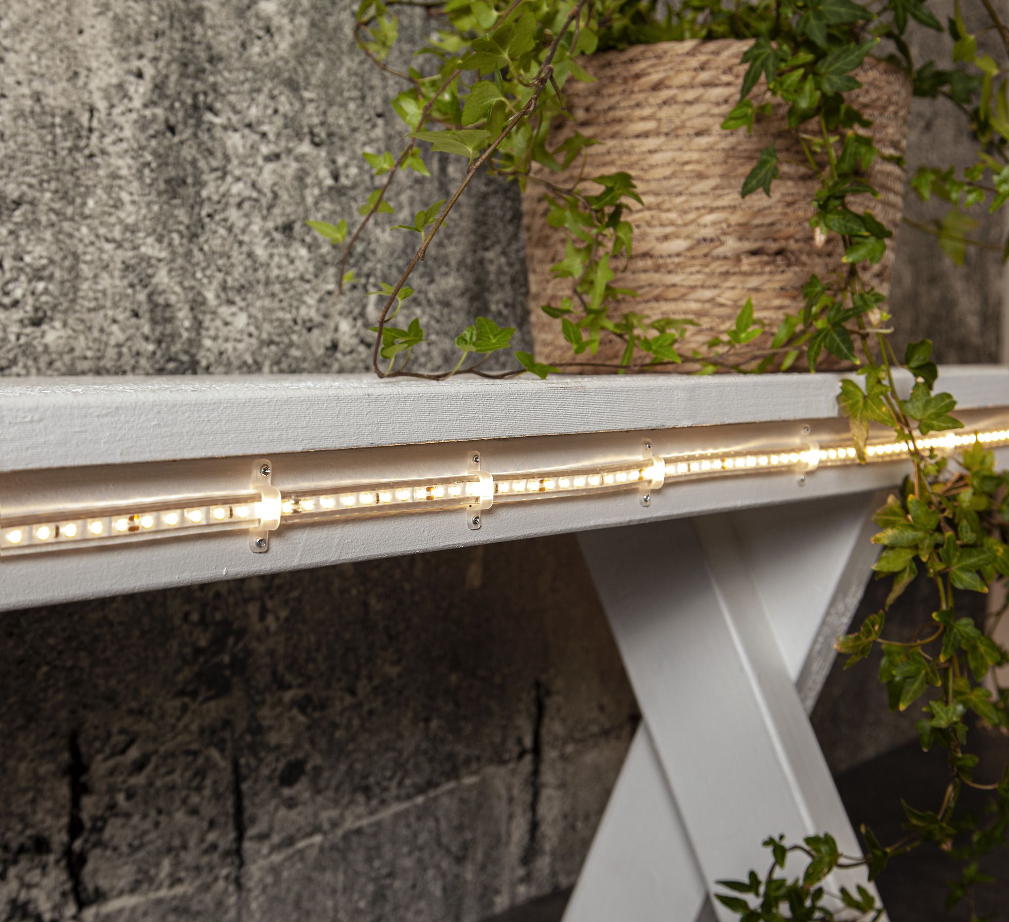 Rope Light FlatSMDLED - IP44, Warmweiss, Transparent