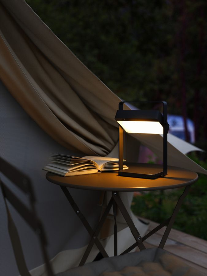 Solarleuchte Saulio To-Go Schwarz - LED Modul, 3.5W, IP44