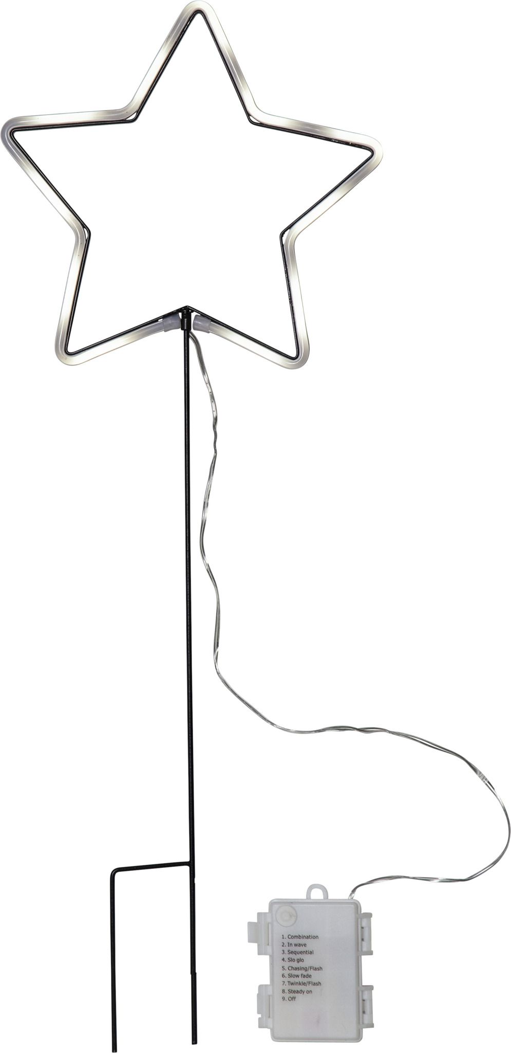 Outdoor Decoration NeonStern - IP44, Weiss, 72 LED's