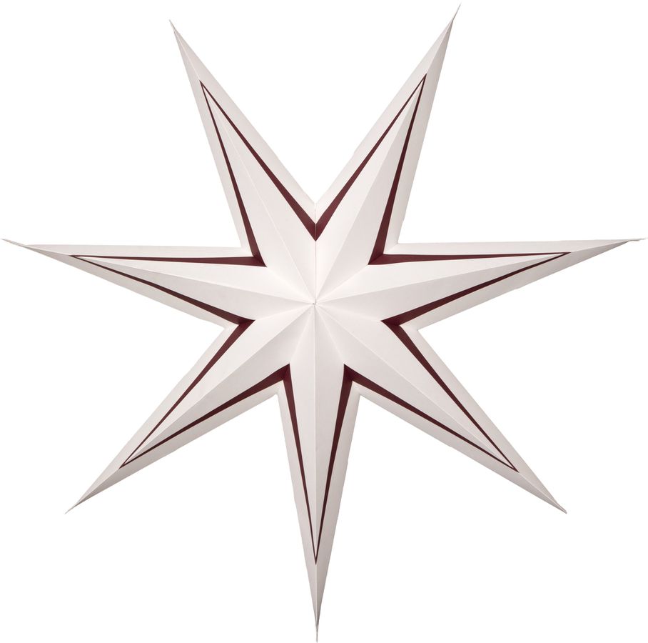 Paper Star Stripe - Indoor, , Weiss