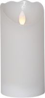 LED Pillar Kerze Glow - Indoor, Weiss, 15cm Höhe, Timerfunktion
