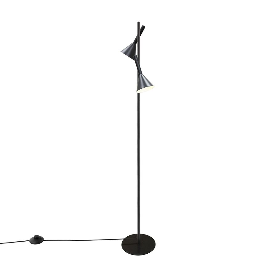 Stehlampe Kelvis Schwarz - GU10, IP20, 230V