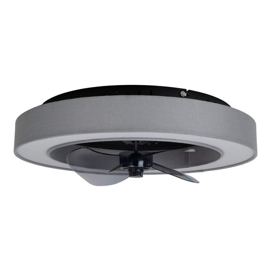 LED-CCT Deckenleuchte  VALENTO  inkl. Ventilator : 51cm grau - IP20, LED-Modul, Grau