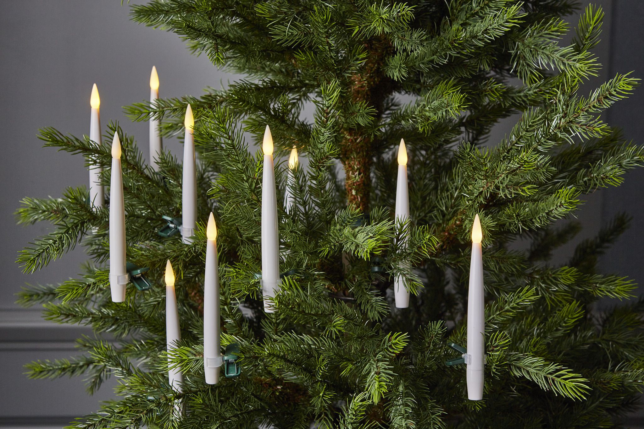 Candela da cimitero a LED Serene - Indoor, Weiss, 15.5cm Höhe, keine Timerfunktion