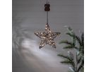 Outdoor Decoration Vicke Star 30cm - Indoor, Outdoor, Warmweiss, Braun