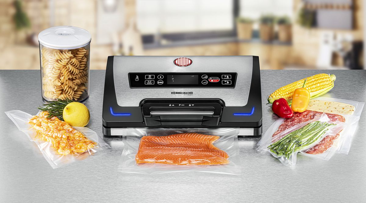 Vakuumiergerät VAC 585 - Vakuumierergerät, Schwarz/Silber, 140W