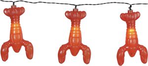 Lichterkette Crayfish Party Batteriebetrieben - IP44, Warmweiss, 8 LED's, 210cm