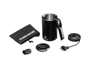 Reisewasserkocher WK 1000 Swiss Travel Edition - 0.6L, Schwarz, 1000W, CH-Stecker, inkl. CH-EU Reiseadapter