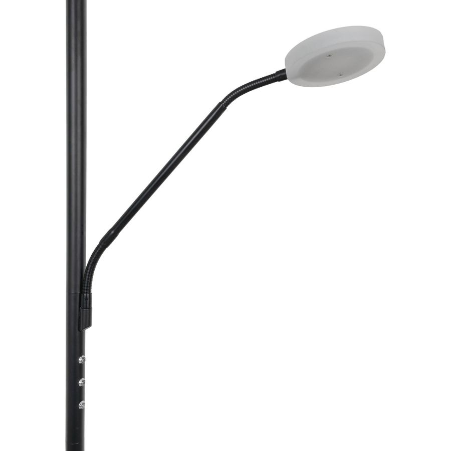LED-CCT Stehleuchte  SAMIRO  inkl. Lesearm H: 180cm schwarz - IP20, LED-Modul, Schwarz