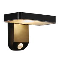 Rica Square, Wandleuchte, Schwarz - LED Modul, 5W ,IP44