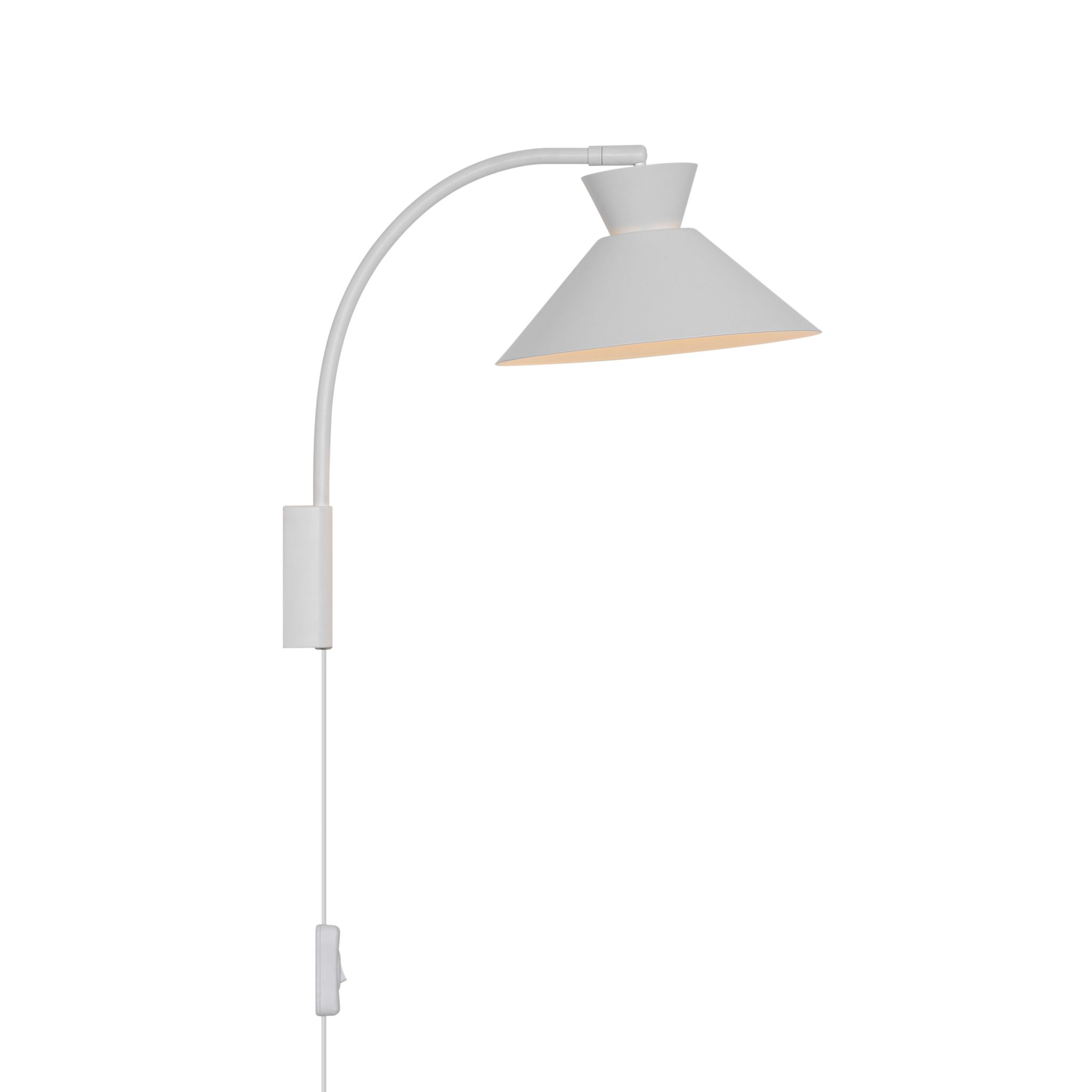 Dial , Wandleuchte, Weiss - E27, IP20, max.40W
