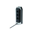 Power Tower - 4xT13 horizontal, 2.0m Kabellänge, 1xUSB-A, 2xUSB-C
