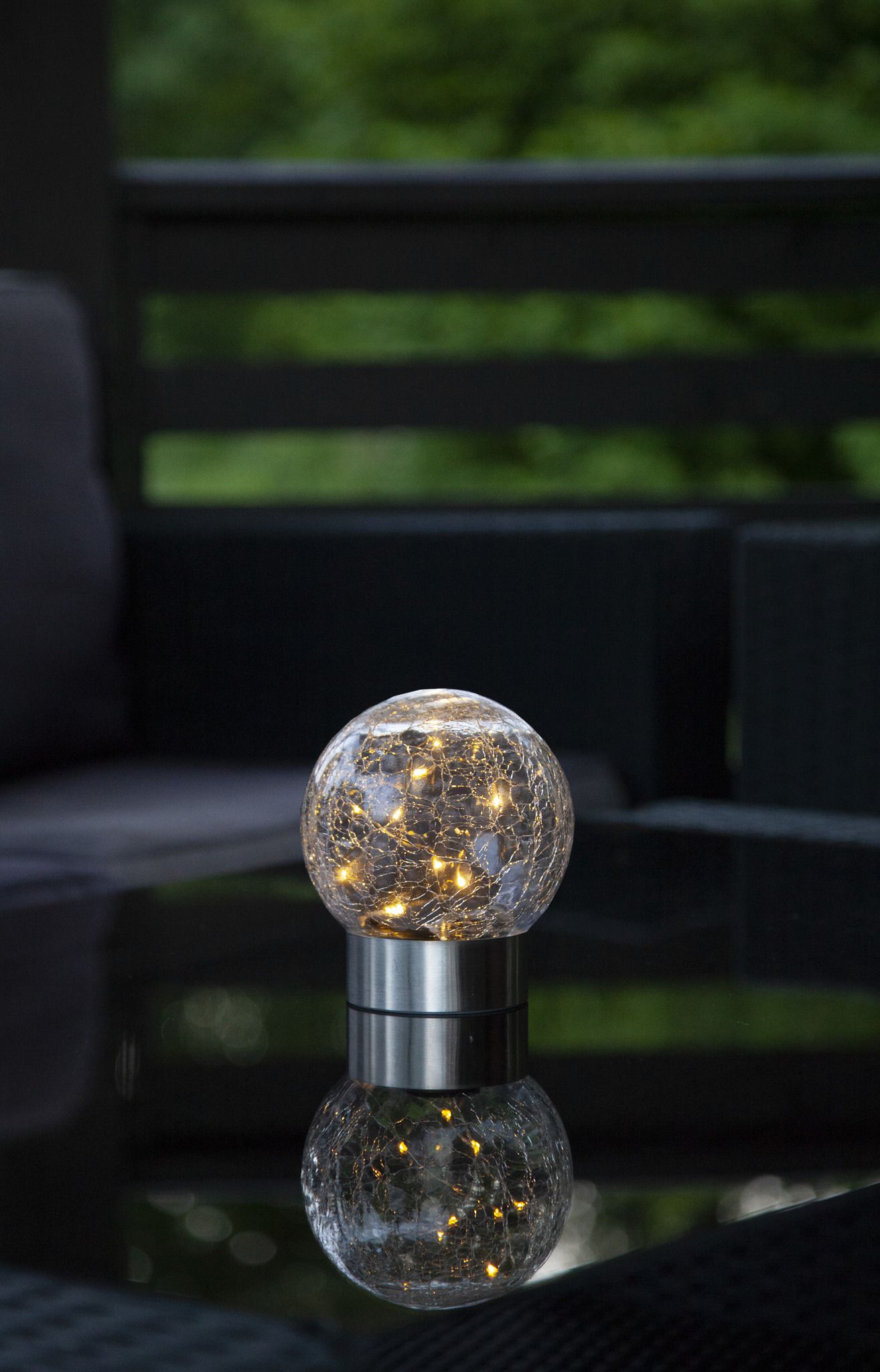 Solar Decoration Glory - Transparent, Lichtfarbe Warmweiss