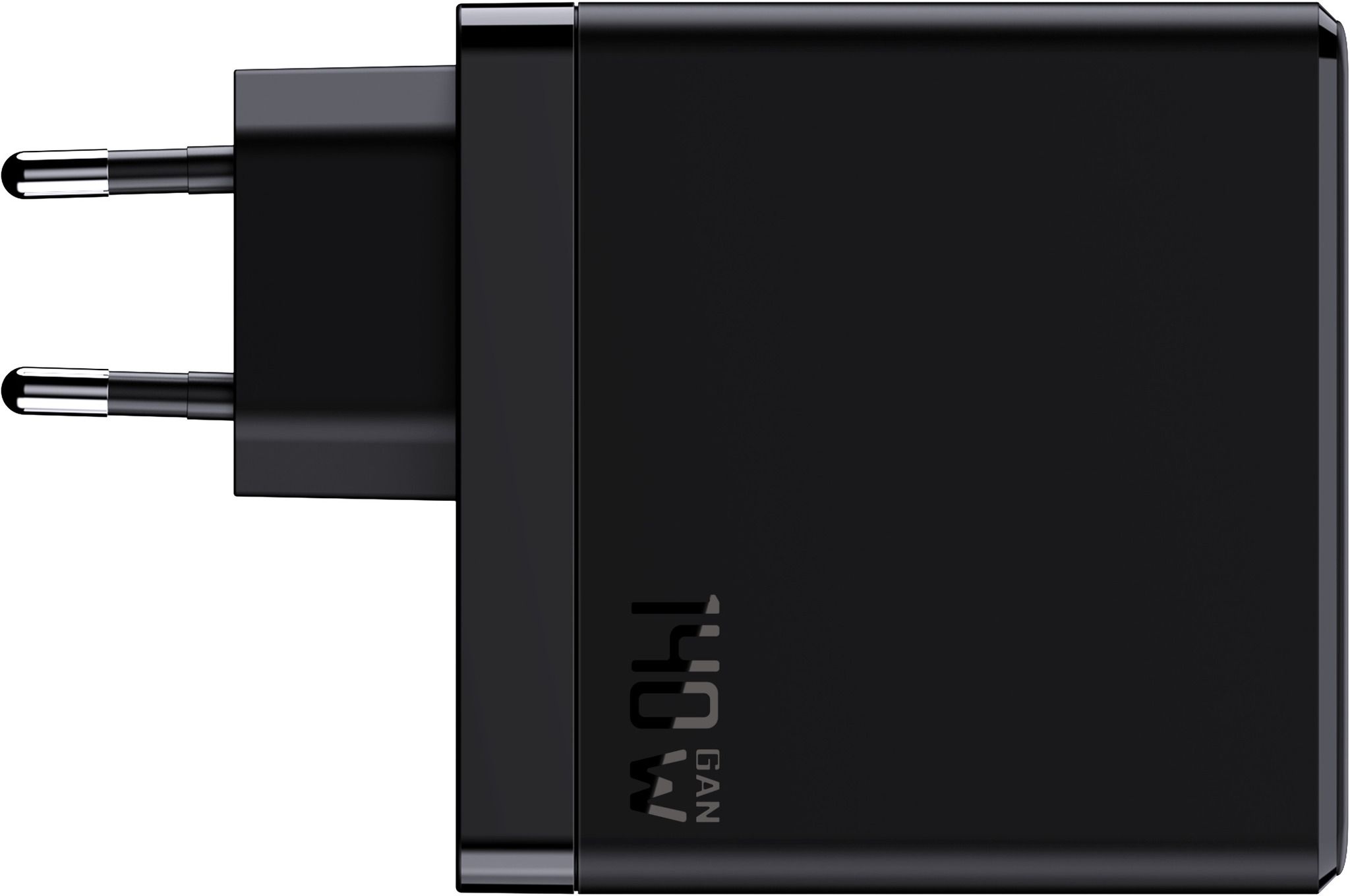 Fast Charger 140W GaN 3-Port - Out: USB-C1: 140W PD, USB-C2: 100W PD, USB-A: 60W inkl. 1.0m 140W USB-C to C Kabel, schwarz