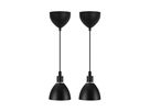 Ray 2-kit, Pendelleuchte Schwarz - E14, max. 2x40W, IP20